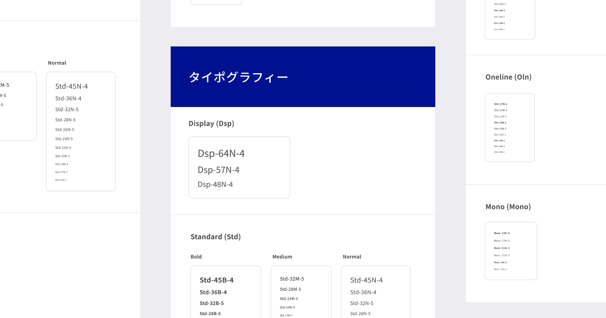 ui ページ タイポグラフィ（概要）｜デジタル庁デザインシステムβ版